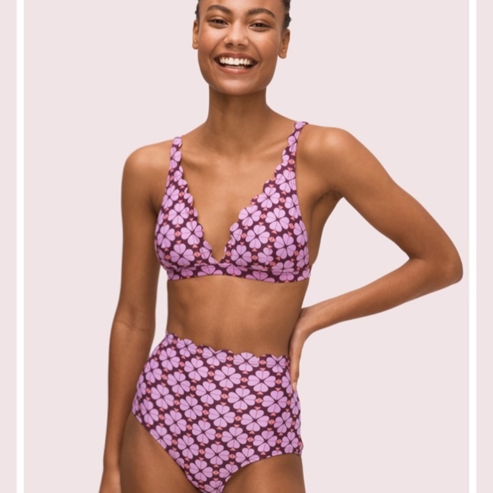 Kate Spade Lilac Floral Bikini